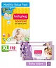 Babyhug Advanced Pant Style Diapers Extra Large Monthly Box Pack - 112 Pieces & Babyhug Soothing Lavender & Chamomile Wipes - 72 Pieces (Pack of 2)