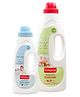Babyhug Liquid Multi Purpose Cleanser - 1000 ml and Babyhug Liquid Laundry Detergent - 550 ml Combo Pack
