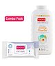 Babyhug Advanced Talc-Free Dusting Powder - 400gm &   Babyhug Daily Moisturising Milk Wipes - 72 Pieces