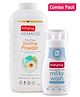Babyhug Daily Head To Toe Milky Wash - 200 ml & Babyhug Advanced Talc-Free Dusting Powder - 200gm