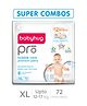 Babyhug Pro Bubble Care Pant Style Diapers Extra Large - 36 Pieces - (Pack of 2)