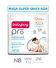Babyhug Pro Bubble Care Pant Style Diapers New Born - 70 Pieces - (Pack of 3)