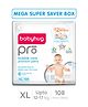 Babyhug Pro Bubble Care Pant Style Diapers Extra Large - 36 Pieces - (Pack of 3)