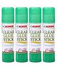 Kores Clear Glue Stick Green - 8 grams Pack Of 4