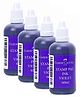 Faber Smudge Free Stamp Pad Ink Violet - 60 ml - Pack Of 4