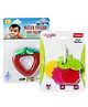 Toes2Nose Lichi Shape Water Filled Toy Teether - Red &  Giggles - Fruit Teether