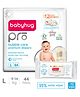 Babyhug Pro Bubble care premium Pant Style Diaper Large - 44 Pieces & Babyhug Advanced 99% Water Wipes-72 pieces