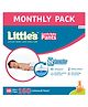 Little's Comfy Baby Pants Diapers New Born Size with Wetness Indicator and 12 hours Absorption, NB (40 count) - (Pack of 4)
