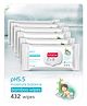 Babyhug Pro pH 5.5 Moisture Balance Bamboo Wipes - 72 pieces ( Pack of 6)