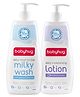 Babyhug Daily Head To Toe Milky Wash - 400 ml & Babyhug Daily Moisturising Lotion - 400 ml