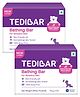 Tedibar Moisturising Baby Bathing Bar 75gx3 (Pack of 2) with Skin Friendly pH 100% Soap Free Prevents Dryness & Rashes Dermatologically Tested - By Torrent Pharma
