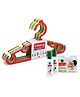 Babyhug Set Of 6 Hangers - Multicolor with Natural Mosquito Repellent Patches (48 pcs) & Fabric Roll On (8ml - Pack of 2) - Set of 4