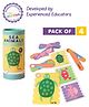 Intelliskills Sea Animals Stick Puzzles - 18 Pieces - Set of 4