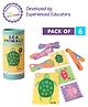 Intelliskills Sea Animals Stick Puzzles - 18 Pieces - Set of 6