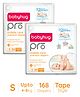 Babyhug Pro Bubble care premium Tape Style Diaper Small - 84 Pieces -(Pack of 2)