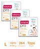 Babyhug Pro Bubble care premium Tape Style Diaper Large - 88 Pieces -(Pack of 3)