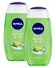 NIVEA Body Wash, Lemon & Oil Shower Gel, Pampering Care with Refreshing Scent of Lemon, 250 ml (Pack of 2)