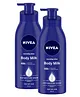 Nivea Body Milk Nourishing Body Lotion - 400 ml (Pack of 2)