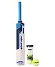 Pine Kids Cricket Tennis Ball Pack with Gladiator Cricket Bat Size 3
