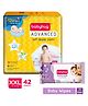 Babyhug Advanced Pant Style Diapers XXL - 42 Pieces & Babyhug Soothing Lavender & Chamomile Wipes - 72 Pieces