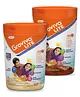 Groviva Lite Vanilla Flavour Nutrition Supplement Jar - 400 gm  & Groviva Lite Chocolate Flavour Nutrition Supplement Jar - 400 gm