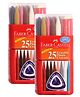 Faber Castell 25 Erasable Plastic Crayons With Free Eraser Pack Of 2