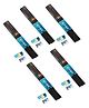 Apsara Mat Magic Pencils Black - Pack of 10 Combo Value Pack Of 5 Qtys