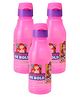 Disney Princess Flip Open Lid Sipper Bottle - 400 ml (Color & Print May Vary) Pack Of 3