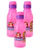 Disney Princess Flip Open Lid Sipper Bottle - 400 ml (Color & Print May Vary) Pack Of 3