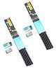 Apsara Matt Magic 20 Pencils Black - Pack of 10 Combo Value Pack Of 5 Qtys