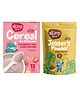Slurrp Farm Strawberry, Ragi Milk Cereal & Jaggery Powder - Combo Pack