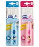 Chicco Gentle Electric Toothbrush - Blue & Chicco Gentle Electric Toothbrush - Pink White