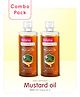 Babyhug Advanced Cold Pressed Virgin Mustard Oil - 500 ml (Pack of 2)