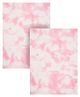 Quick Dry Baby Bed Protector Vibro Abstract Print Small - Pink And White (Pack of 2)