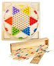 Trinkets & More Mikado Pickup Sticks - 31 Sticks and Chinese Checker Board & Ludo 2 in 1 Wooden Classic Board Game