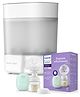 Avent Advanced Bottle Sterilizer & Single Mini Electric Breast Pump - White