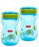 Babyhug Weighted Straw Sipper Blue - 360 ml pack of 2