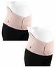 Babyhug Extra Large Size Post Maternity Belly Support & Reshaping Corset Belt - Beige pack of 2