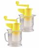 All in One Fruit and Vegetable Juicer Yellow - 350 ml pack of 2