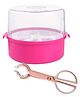 Microwave Baby Bottle Sterilizer  with bottle tong - Pink
