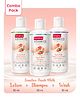 Babyhug Advanced Sensitive Peach Milk 50ml Trial Combo  - pack of 3