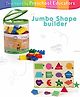 Intelliskills Hide N Seek Shapes Tray & Jumbo Building Blocks Combo