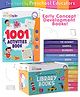 Intelliskills 1001 Activities Book & Set of 12 Library Books Combo