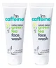 mCaffeine Naked Detox Dirt Removal Green Tea Face Wash 100 ml Pack of 2