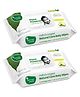 Mother Sparsh Plant Powered Natural Baby Wipes With Cucumber Extract - 60 Pieces (Pack of 2)