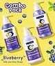 Pine Kids Blueberry Bath and Body Combo Pack of 3 - 250ml each