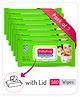 Babyhug Premium Baby Wipes with Lid 80 Pieces - Pack of 7