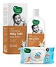 Mother Sparsh 98 % Water Based Wipes (Mild -Scented) - 80 Pieces & Daily Moisturizing Milky Soft Baby Wash - 200 ml