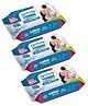 Little's Organix 99% Pure Water Baby Wipes  With Lid - 72 Pieces (Pack of 3)