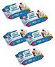 Little's Organix 99% Pure Water Baby Wipes  With Lid - 72 Pieces (Pack of 5)